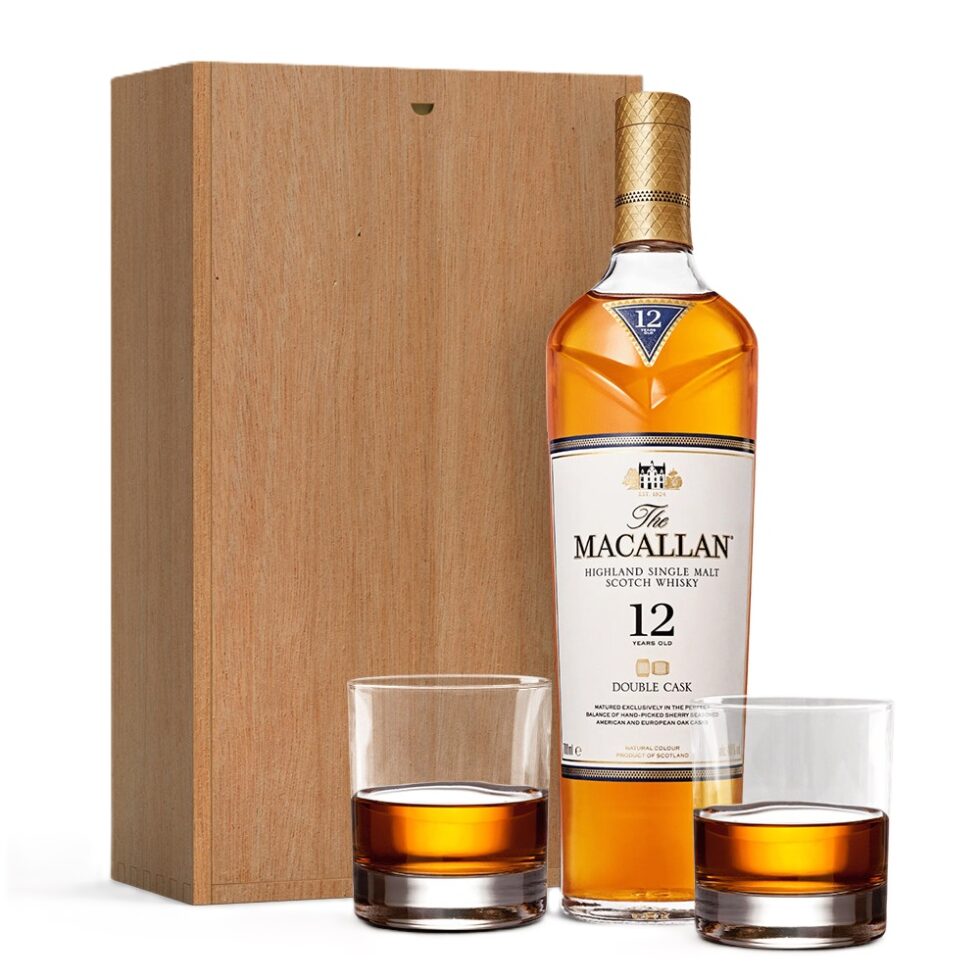 Macallan Gold Gift Set With Glasses