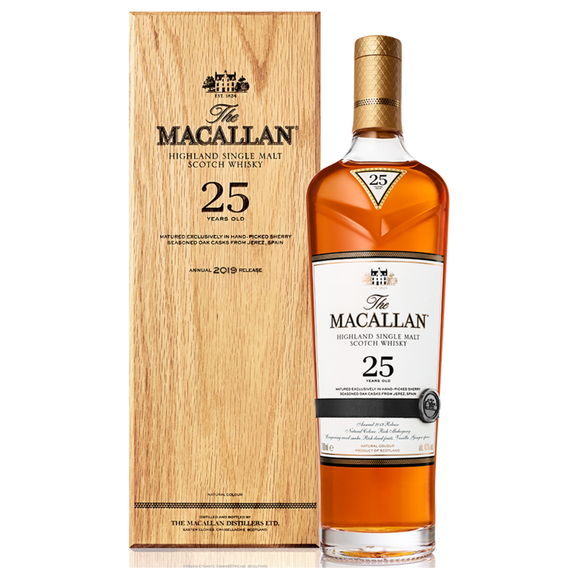 Macallan 25 Year Old Sherry Oak 2019 Release