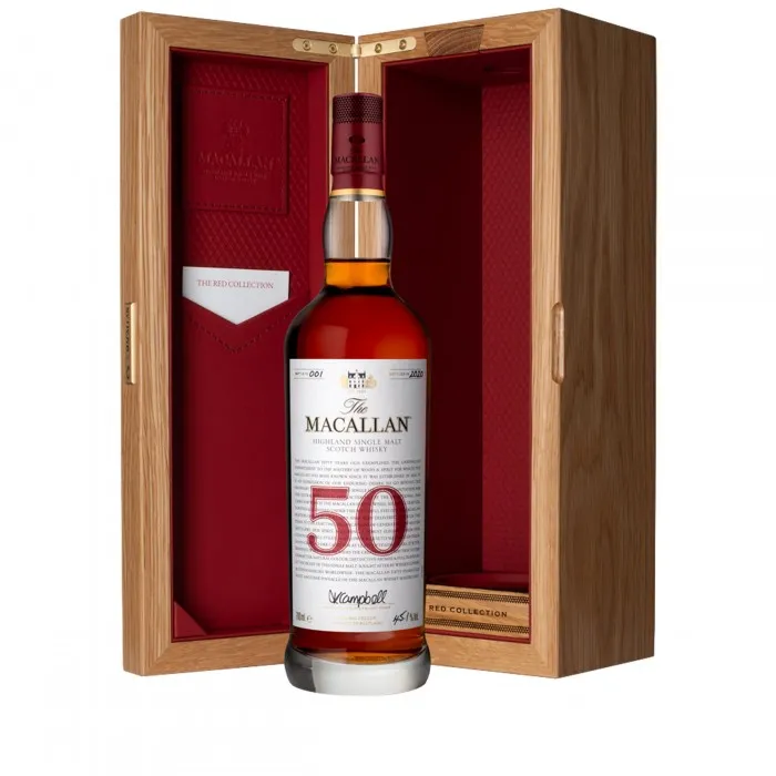The Macallan 50 Year Old The Red Collection